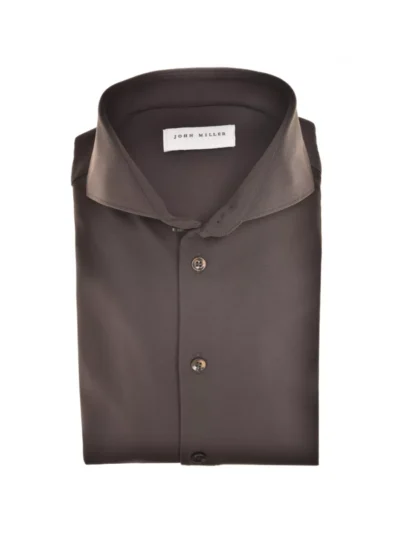 John Miller John Miller Overhemd - 5142675-690-000-000 - Bruin