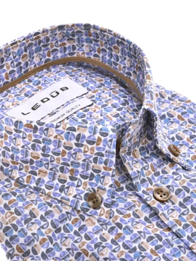 Ledub Ledub Overhemd - 0143296-140-645-000 - Blauw
