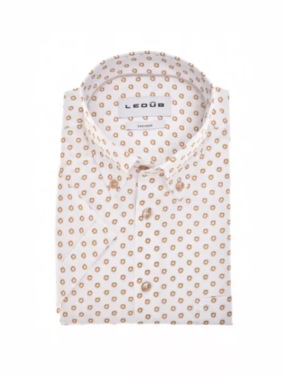 Ledub Ledub Overhemd - 0143331-620-620-000 - Beige
