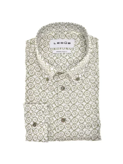 Ledub Ledub Overhemd - 0143375-550-000-000 - Groen