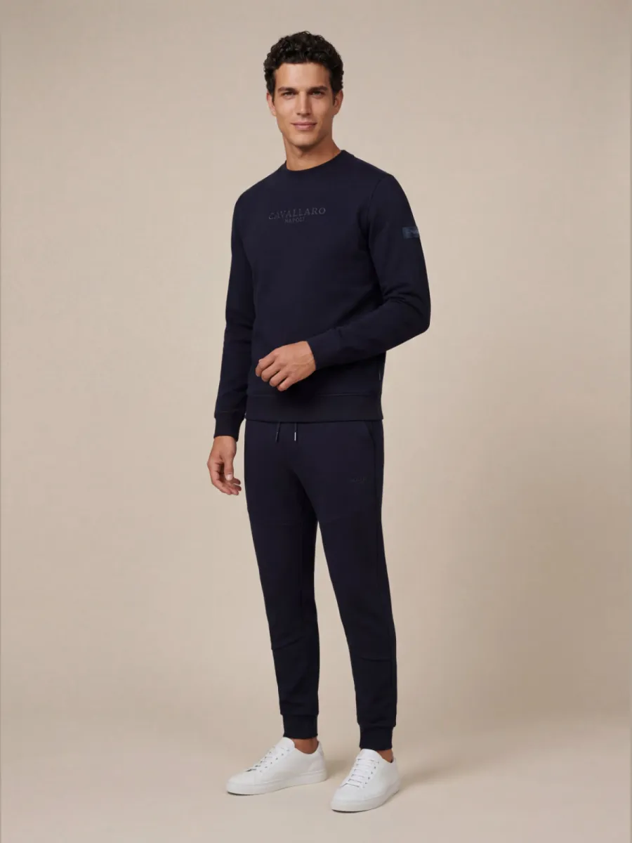 Cavallaro Joggingbroek - 121261021 - Blauw 3 Cavallaro Cavallaro Joggingbroek - 121261021 - Blauw
