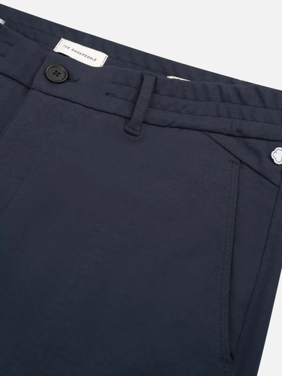 The GoodPeople Short - 10000301 - Blauw 5 The GoodPeople The GoodPeople Short - 10000301 - Blauw