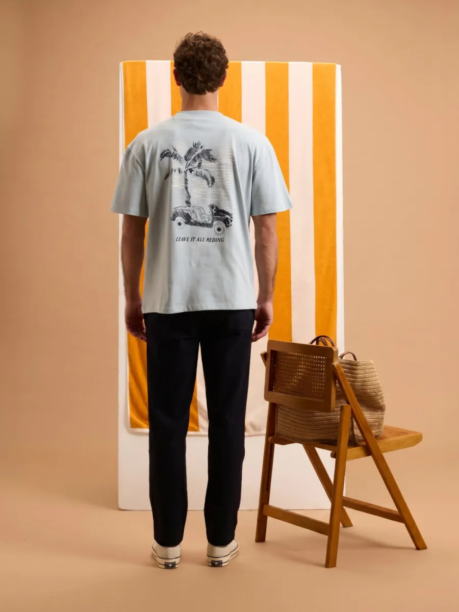 The GoodPeople T-shirt - 26110901 - Blauw 4 The GoodPeople The GoodPeople T-shirt - 26110901 - Blauw