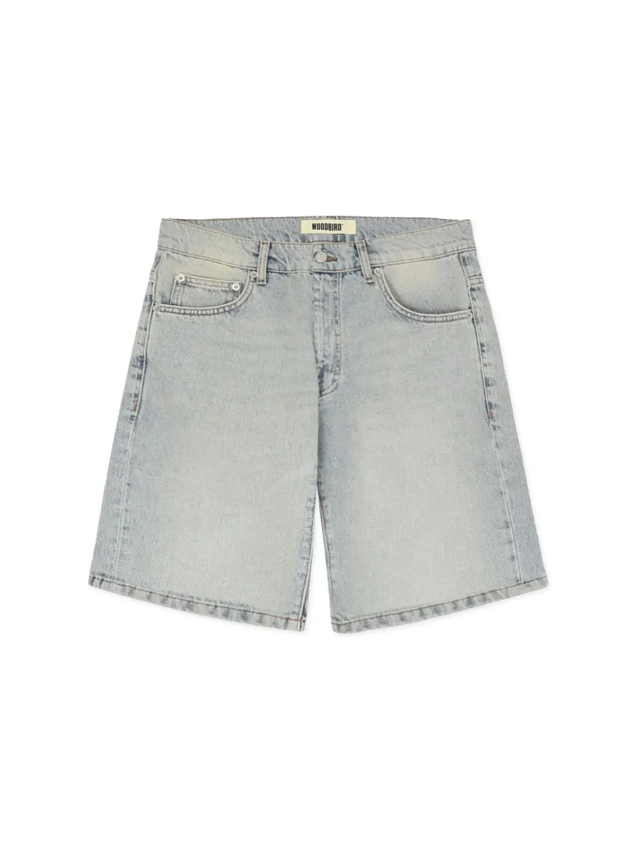 Woodbird Short - 2516-314 - Blauw 1 Woodbird Woodbird Short - 2516-314 - Blauw