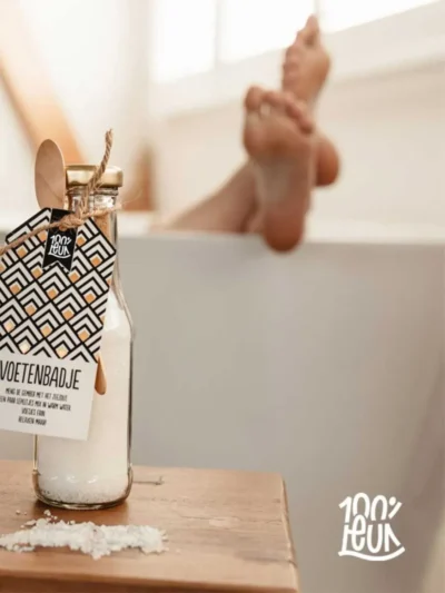 100% leuk 100% Leuk Gift set - BD0001 Voetenbadje