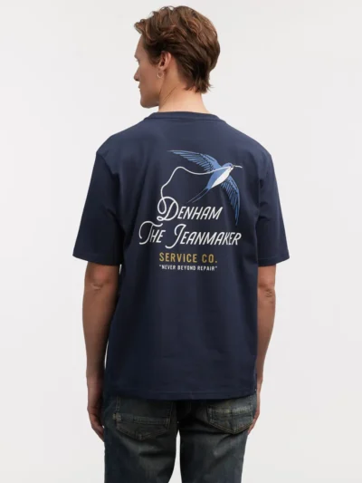 Denham Denham T-shirt - 01-24-07-52-140 - Blauw
