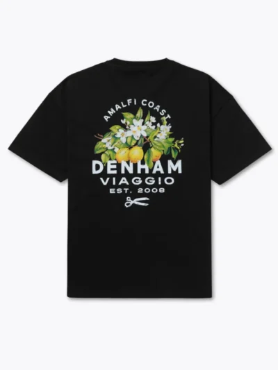 Denham Denham T-shirt - 01-25-04-52-072 - Zwart