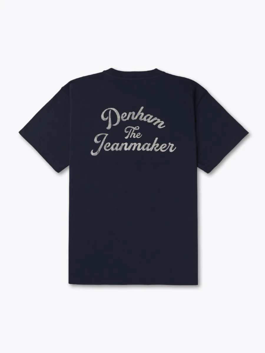 Denham T-shirt - 01-25-07-52-070 - Blauw 2 Denham Denham T-shirt - 01-25-07-52-070 - Blauw