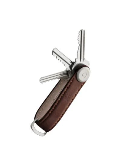 Orbitkey Orbitkey Sleutelhanger - LEATHER 2.0 - Bruin