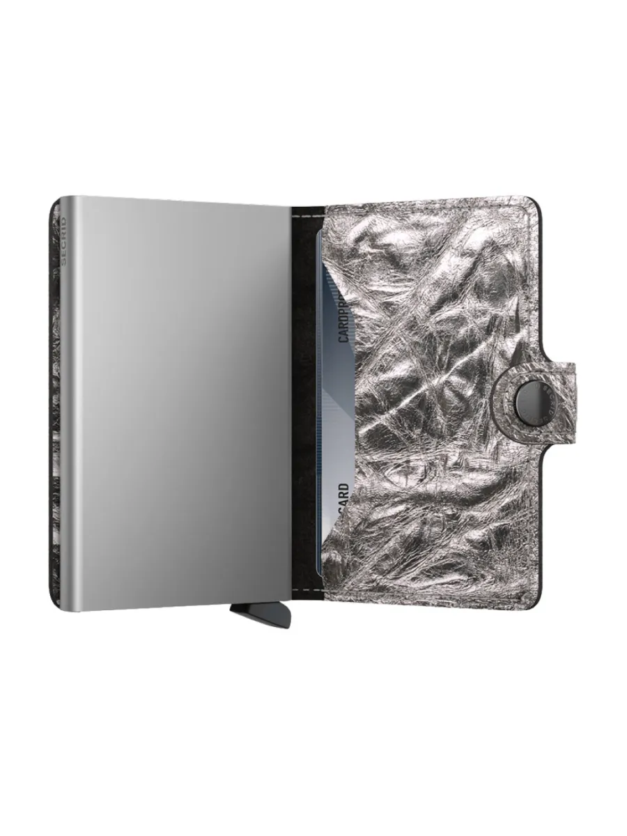 Secrid Portemonnee - Mini Wallet Crunch - Zilver 3 Secrid Secrid Portemonnee - Mini Wallet Crunch - Zilver