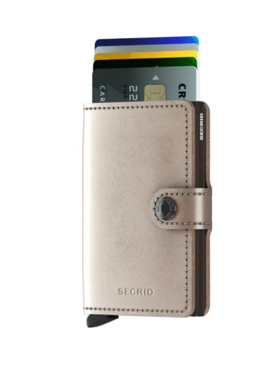Secrid Secrid Portemonnee - Miniwallet Metallic Champagne - Beige