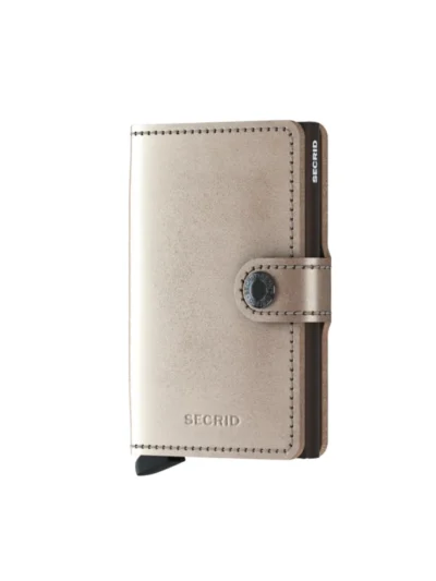 Secrid Secrid Portemonnee - Miniwallet Metallic Champagne - Beige