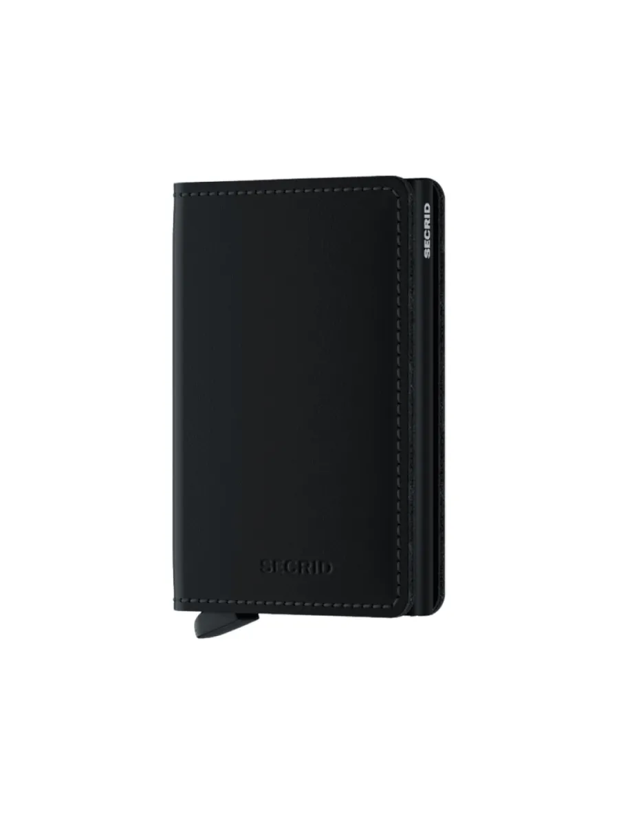 Secrid Portemonnee - Slim Wallet Matte - Zwart 1 Secrid Secrid Portemonnee - Slim Wallet Matte - Zwart