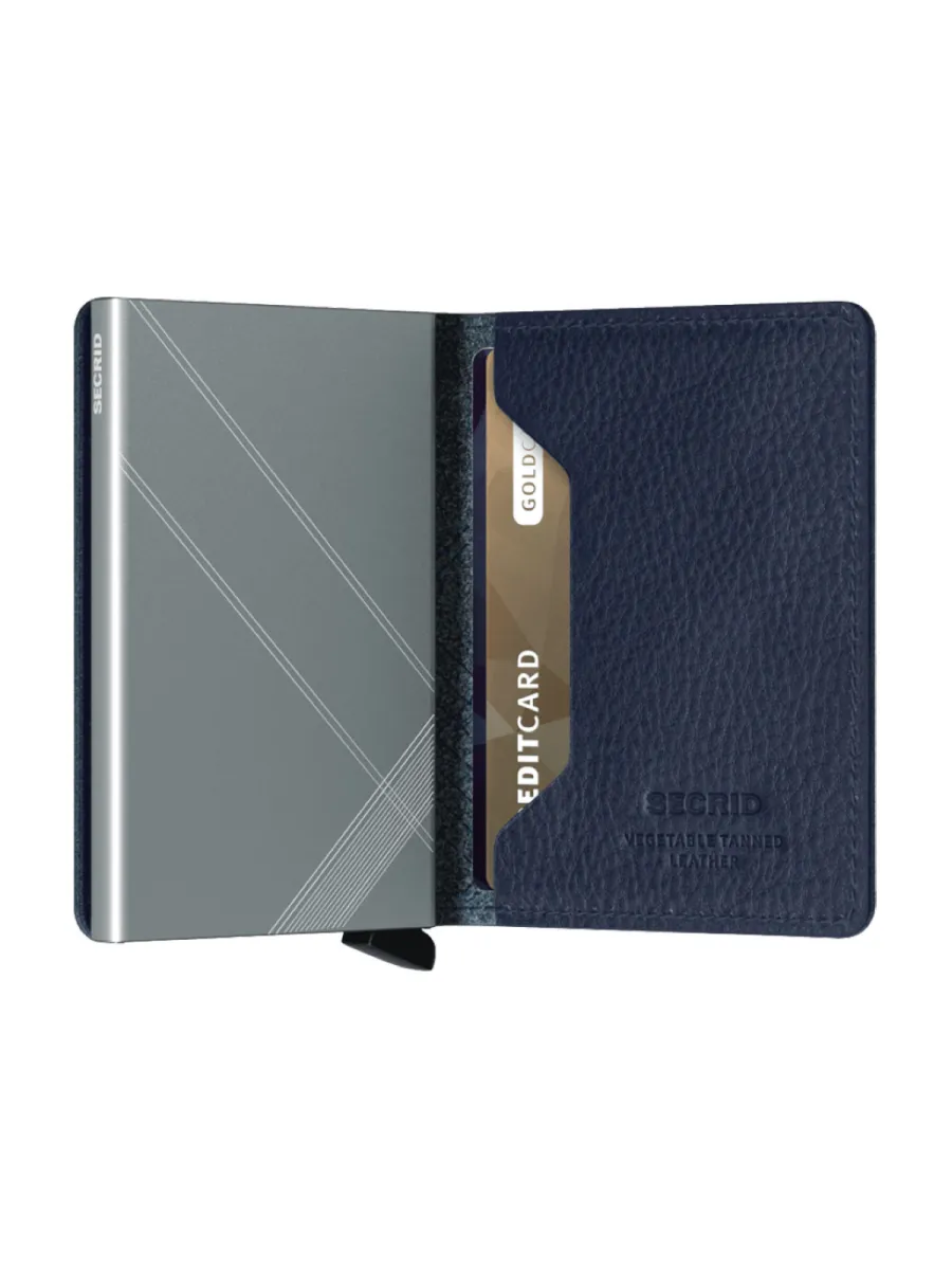 Secrid Portemonnee - Slim Wallet Stitch Linea - Blauw 3 Secrid Secrid Portemonnee - Slim Wallet Stitch Linea - Blauw