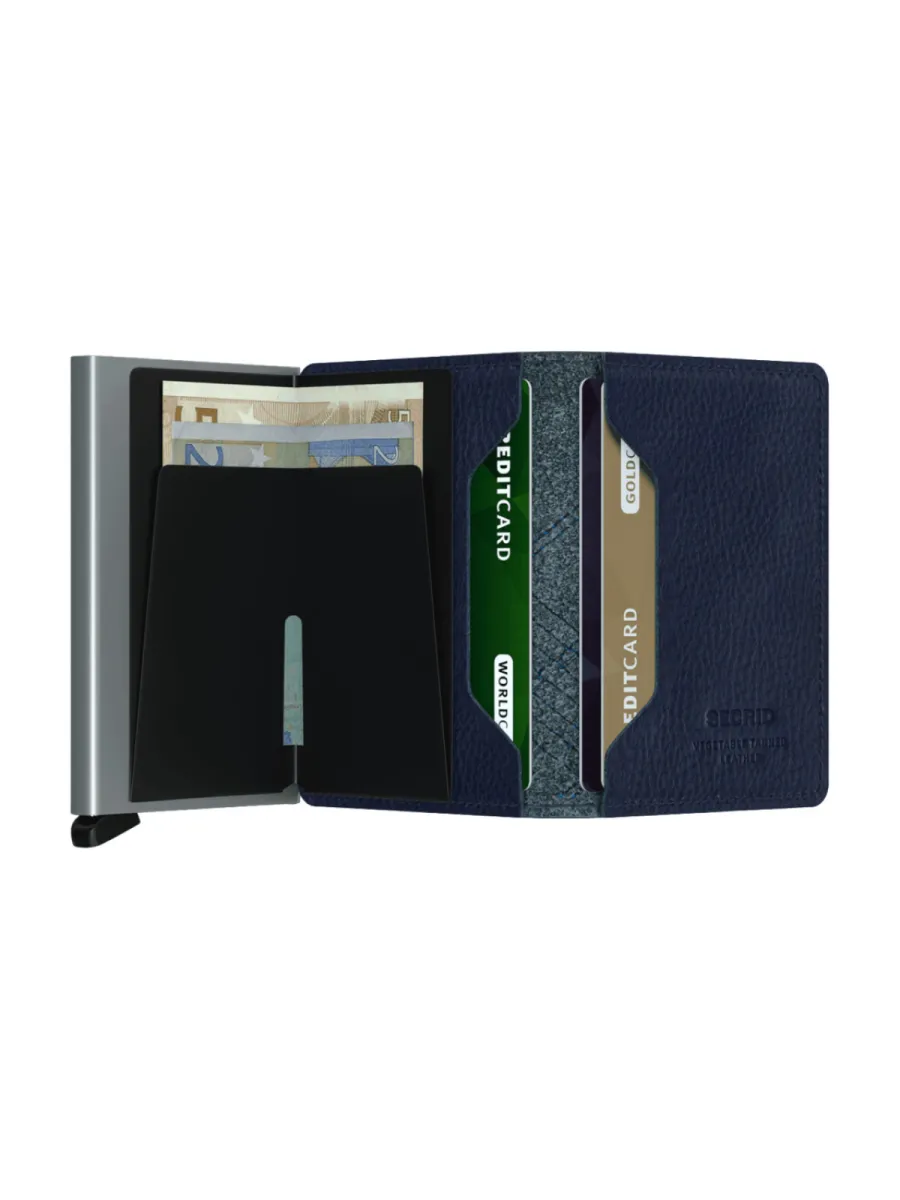 Secrid Portemonnee - Slim Wallet Stitch Linea - Blauw 4 Secrid Secrid Portemonnee - Slim Wallet Stitch Linea - Blauw