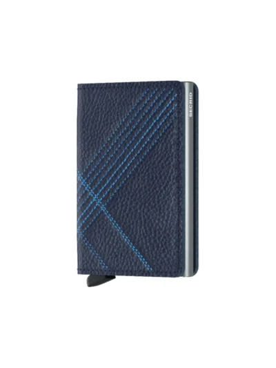 Secrid Secrid Portemonnee - Slim Wallet Stitch Linea - Blauw