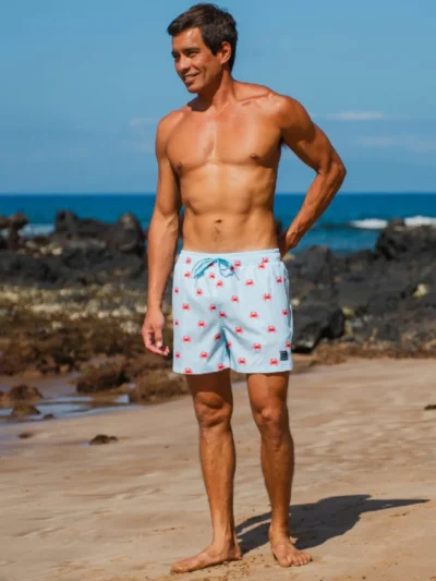 Son of a Beach Son of a Beach Zwemshort - CRAB LIGHTBLUE - Blauw