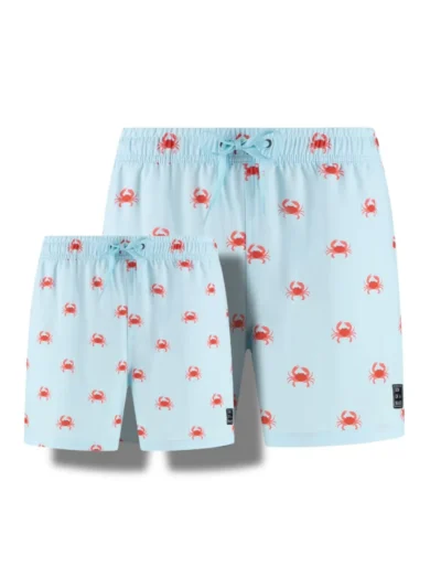 Son of a Beach Son of a Beach Zwemshort - CRAB LIGHTBLUE - Blauw