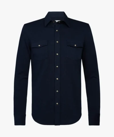 Profuomo Profuomo Overshirt - PPXF10001J - Blauw
