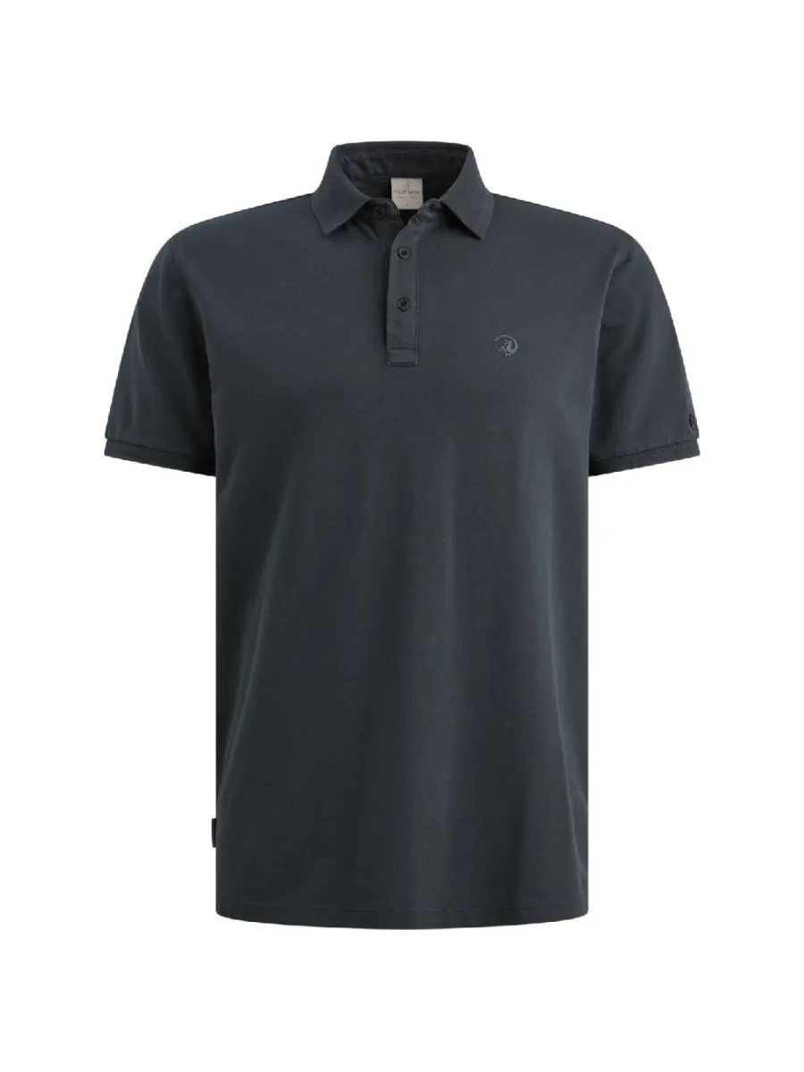 Cast Iron Polo - CPSS2602850 - Blauw 1 Cast Iron Cast Iron Polo - CPSS2602850 - Blauw