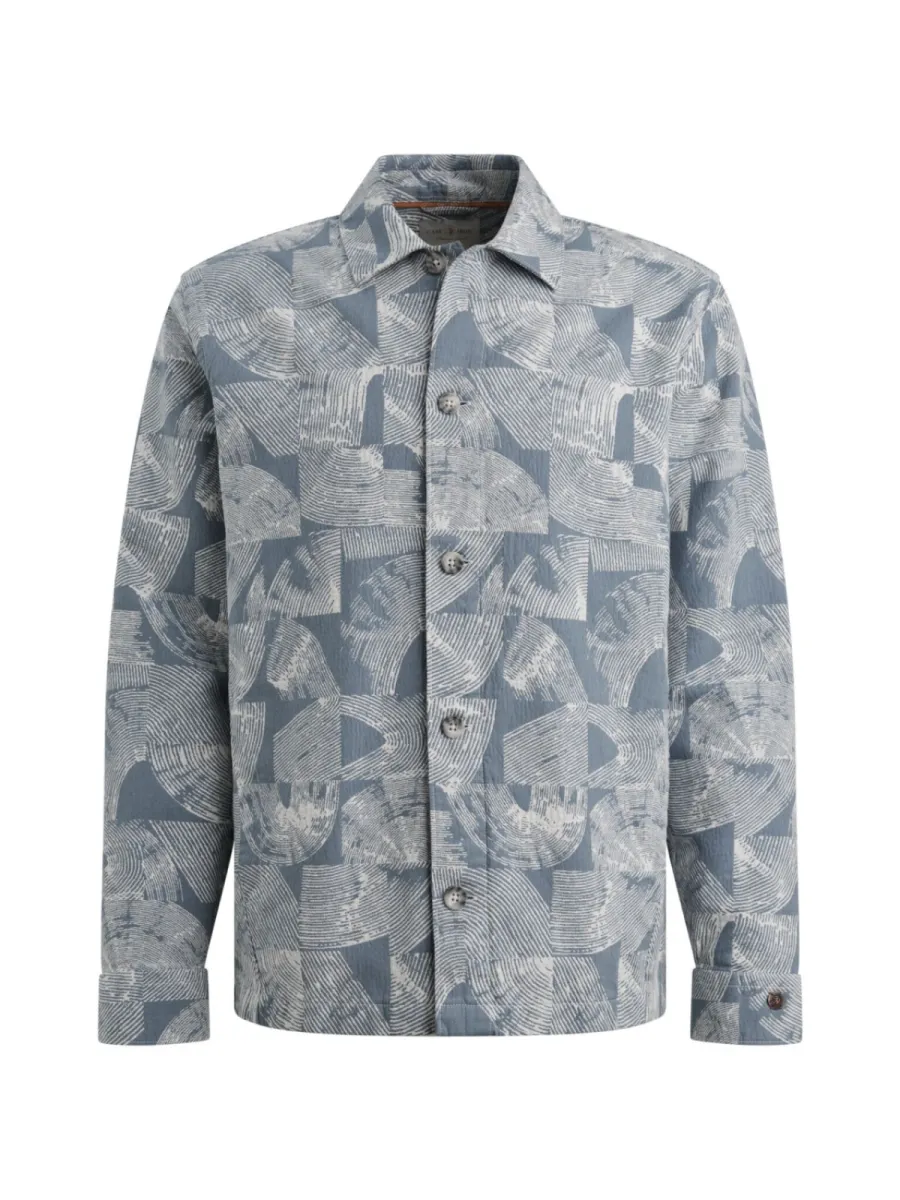 Cast Iron Overshirt - CSI2604254 - Blauw 1 Cast Iron Cast Iron Overshirt - CSI2604254 - Blauw