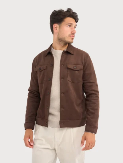 Blue Industry Blue Industry Overshirt - MILANOW25-M42 - Bruin