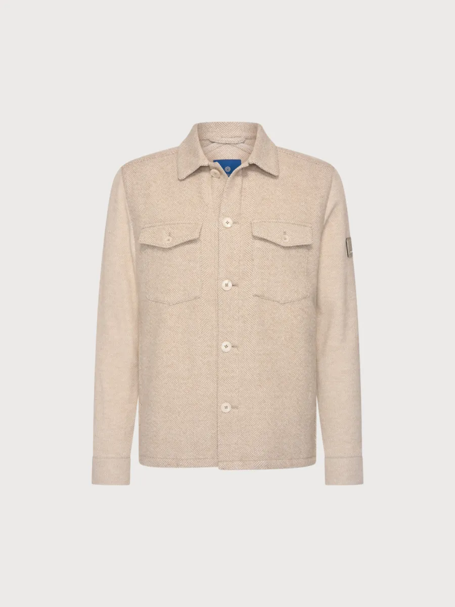 Blue Industry Blue Industry Overshirt - NAPOLI-W26-M13 - Beige